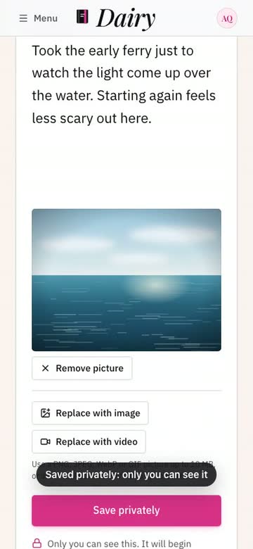 Dairy, a phone app Orgenix built
